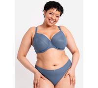 Curvy Kate Happy Boobs Balcony Bra Underwired Lingerie In Blue Blue