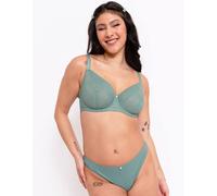 Curvy Kate Happy Boobs Balcony Bra Underwired Lingerie In Green Green