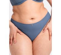 Curvy Kate Happy Bum Brazilian Brief Mesh Knickers Lingerie In Blue Blue
