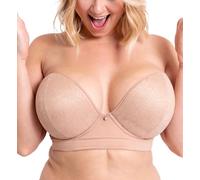 Curvy Kate Strapless Bra Hey Girls SuperPlunge Multiway Latte 36D