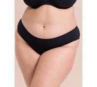 Curvy Kate Jet Set Low Rise Bikini Brief Bottoms In Black Black