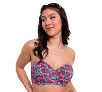 Curvy Kate Kitsch Kate Bandeau Bikini Top - Floral Print - 32FF