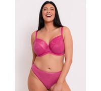 Curvy Kate Lace Daze Balcony Bra Underwired Lingerie In Pink Pink