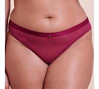 Curvy Kate Lightstyle Brazilian Sheer Mesh Short Cut Berry Purple Purple