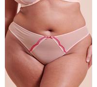 Curvy Kate Lightstyle Scallop Brazilian Briefs Knickers Lingerie In Pink Pink