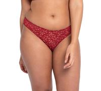 Curvy Kate Love Me Lace Brazilian Brief - Claret - L - 14