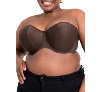 Curvy Kate Women's Luxe Strapless Bra, Opaque, Cocoa, 36K