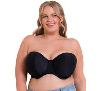 Curvy Kate Luxe Strapless Bra Jet Black 38E