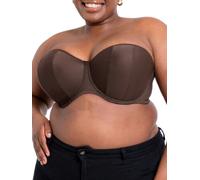 Curvy Kate Women's Luxe Strapless Bra, Opaque, Cocoa, 90M EU