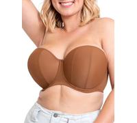 Curvy Kate Strapless Bra Luxe-Updated CK2601 - Moulded Underwired Multiway - Caramel 34F