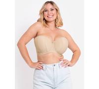 Curvy Kate Women's Luxe Strapless Bra Multiway Everyday Bra, Beige (Biscotti), 28HH