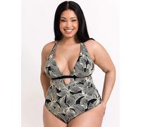 Curvy Kate Ripple Reef Multiway Swimsuit Black Print 30J/JJ
