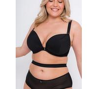 Curvy Kate Women's SuperPlunge Multiway Bra, Opaque, Black (Black Black), (Size:36D)