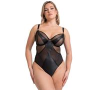 Curvy Kate Suspense Plunge Bodysuit Black Black 34FF