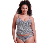 Curvy Kate Tankini Top Wild Horizon Multiway Womens Ladies Swimwear Black Print Size D-J