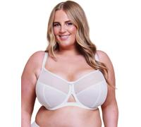 Curvy Kate Womens Victory 4 Part Balcony Balconette Bra, White, 36FF UK