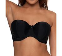 Curvy Kate Women Luxe Strapless Multiway Everyday Bra, Black, 28F