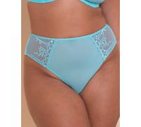 Curvy Kate Women's Centre Stage Deep Thong Brief Knickers Lingerie in Turquoise | Size: 22 Curvy Kate Turquoise 22