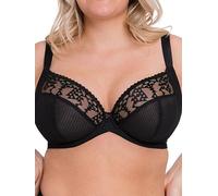 Curvy Kate Size Support Bra Full Plunge Centre Stage Womens Ladies Underwear Lingerie Black Cup Size 46FF
