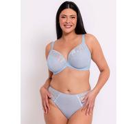 Curvy Kate Women's Centre Stage Side Support Bra Full Plunge Lingerie in Blue | Size: 42F Curvy Kate Blue 42F