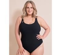 Curvy Kate Women's Deep Dive Leotard Swimsuit Square Neck in Black | Size: 32K/KK Curvy Kate Black 32K/KK