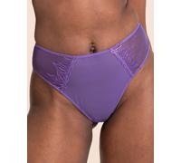 Curvy Kate Women's Flare Deep Thong Brief Knickers Lingerie in Purple | Size: Large Curvy Kate Purple L