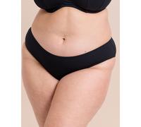 Curvy Kate Women's Jet Set Low Rise Bikini Brief Bottoms in Black | Size: Small Curvy Kate Black S