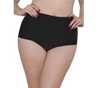 Curvy Kate Women's Jetty High Waist Brief Wired|#181 Plain Bikini Bottoms, Black, 14