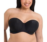 Curvy Kate Womens Luxe Strapless Multiway Bra, Jet Black, 36JJ UK