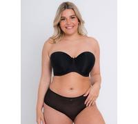 Curvy Kate Women's Luxe Strapless Multiway Bra Underwired Lingerie in Black | Size: 28G Curvy Kate Black 28G