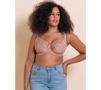 Curvy Kate Women's Spellbound Lace Balcony Bra Underwired Lingerie in Beige | Size: 32GG Curvy Kate Beige 32GG