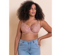 Curvy Kate Women's Spellbound Lace Balcony Bra Underwired Lingerie in Beige | Size: 44FF Curvy Kate Beige 44FF