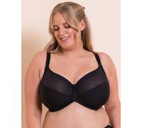 Curvy Kate Wonderfully Side Support Bra Full Cup Lingerie In Black Black