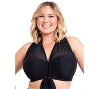Curvy Kate Wrapsody Bandeau Strapless Multiway Bikini Black 32D
