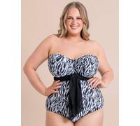 Curvy Kate Wrapsody Multiway Bandeau Swimsuit Strapless Multi 40D