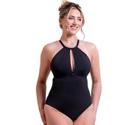 Curvy Kate Zip Tide Non Wired Swimsuit - Black - L - 14