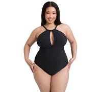 Curvy Kate Zip Tide Non Wired Swimsuit - Black - L - 14