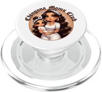 Curvy Spanish Latina Mom Chingona Moms Club La Patrona PopSockets PopGrip for MagSafe