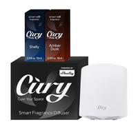 Cury by Shelly WLAN Smart Diffuser with Protection Function, Fragrance, Mosquito Repellent, Automatic Switching Sockets Diffuser, Waterless Room Fragrance, LED Lighting, Timer Switch
