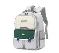 Cusangel Backpack for Boys Girls School Bookbags,Kindergarten Elementary Middle School Lightweight Waterproof Multifunctional Large Capacity for Backpack(16in Grey)