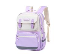Cusangel Backpack for Girls Boys School Bookbags Kindergarten Elementary Lightweight Waterproof Multifunctional Large Capacity for Backpack (16 inch Purple)