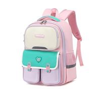 Cusangel Backpack with chest strap for Boys Girls School Bookbags,Kindergarten Elementary Middle School Lightweight Waterproof Multifunctional Large Capacity for Backpack(16in Pink)
