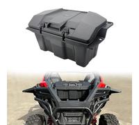 CUSAUTV 73QT Rear Cargo Box Storage Box Compatible with Polaris RZR PRO XP/Turbo R 2020-2023 Accessories, UTV Forward Cargo Storage Bin Water Resistant Tool Bed Box with Lid Repalce #2883751