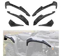 CUSAUTV Fender Flares for Outlander 500 700 2023+, Combined Front & Rear Mud Flaps Kit Compatible with Can Am Outlander 500 700 G3L/Max/PRO/Max PRO 2023 2024 2025 Accessories Full Coverage Mud Guards