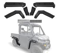 CUSAUTV Heavy Duty Fender Flares Compatible with Can Am Defender HD 5/ HD8/ HD10/ MAX HD8/ MAX HD10/ 2016-2025 Accessories,Front & Rear Extended Mud Guards Replace 715006821 715002424 715006822