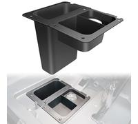 CUSAUTV Underseat Storage Box Compatible with 2014-2025 Honda Pioneer 700-2 700-4 Accessories Driver Side Waterproof Under Seat Storage Bin 4.4L Capacity