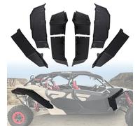 CUSAUTV X3 XXL Wider Fender Flares, Upgraded Front & Rear Combination Extended Mud Guards Compatible with Can Am Maverick X3 & X3 Max All Models 2017-2023 Accessories (8PCS)