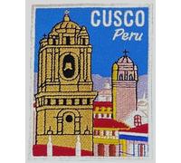 Cusco Peru Patch (3.5 Inch) Iron-on/Sew-on Badge Peruvian Mountain Trek Travel Souvenir Machu Picchu Inca Trail Emblem Backpack Gift Patches