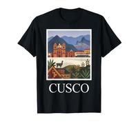 Cusco Peru Vintage Retro Travel Destination Art T-Shirt