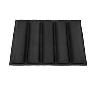 Cusco Silicone Baking Tray Mold, French Bread Baking Pan, Non-Stick Loaf Bake Mold Perforated Mold Pan Forms, Perforated Bread Pan Mold 5 Molds, 45 x 33.5cm